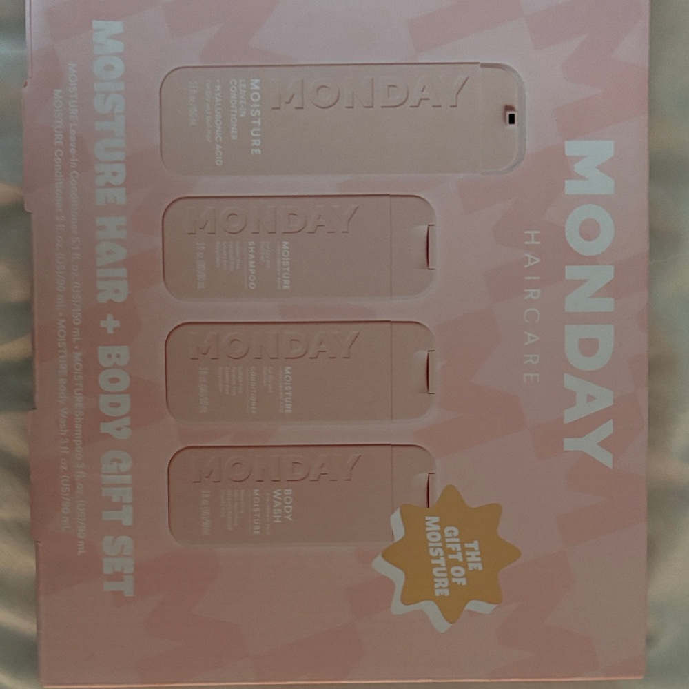 Moisture Hair + Body Gift Set - Pink
